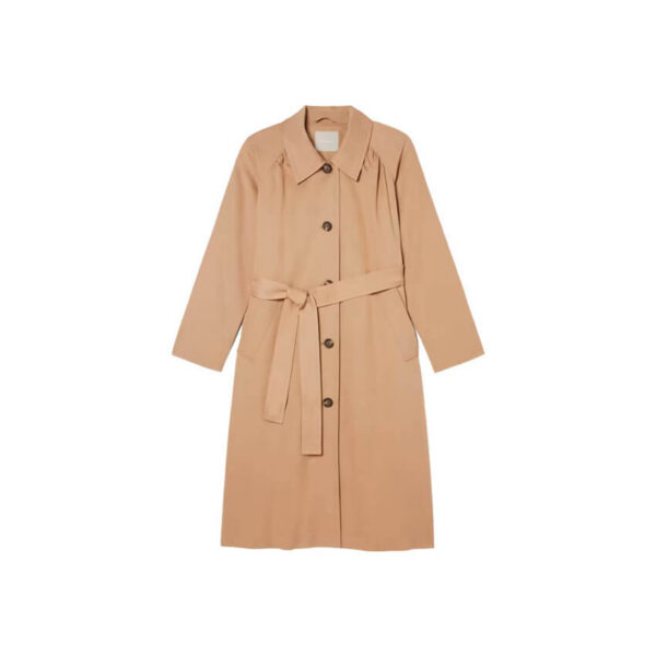 The Gathered Drape Trench
