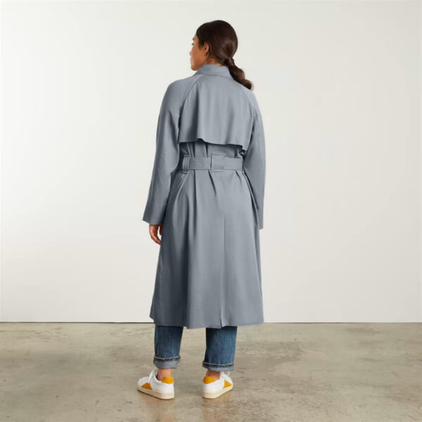 The Gathered Drape Trench